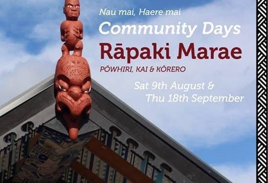 Rāpaki Marae community days